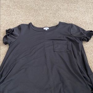 Solid black lularoe Carly